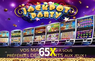 Slots com jackpots e giros grátis na 65X